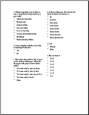 survey questionnaire column pd mod3 m3 sri module